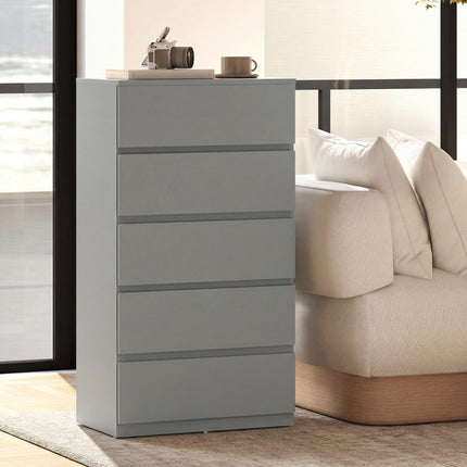 Chest of Drawers 5-Drawer Storage Cabinets Modern Dresser, Storage Drawer Unit