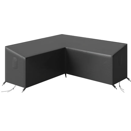 V-Shaped Patio Furniture Cover, Waterproof Outdoor V-Shaped Sectional Sofa Cover