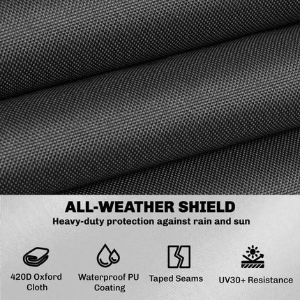 V-Shaped Patio Furniture Cover, Waterproof Outdoor V-Shaped Sectional Sofa Cover