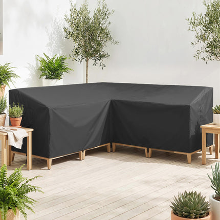 V-Shaped Patio Furniture Cover, Waterproof Outdoor V-Shaped Sectional Sofa Cover