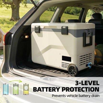 42.5L Compressor Car Fridge Freezer, Camping Refrigerator with App Control, 20℃-20℃