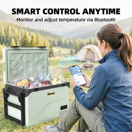 42.5L Compressor Car Fridge Freezer, Camping Refrigerator with App Control, 20‚Ñ