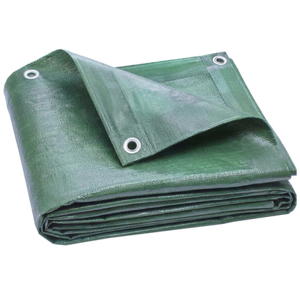 3 x 4m Waterproof Tarpaulin, 90GSM Tear-Resistant PE Tarp with Reinforced Grommets, UV Protected Cover