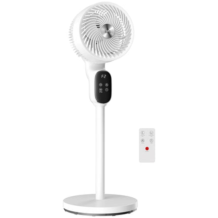 20 dB Silent Standing Fan for Bedroom, 39in Pedestal Fan with Remote, Oscillatin