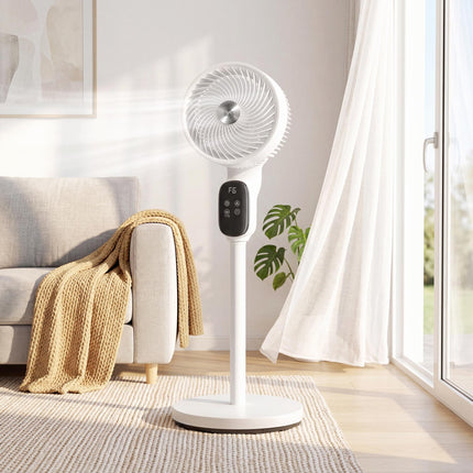 20 dB Silent Standing Fan for Bedroom, 39in Pedestal Fan with Remote, Oscillatin
