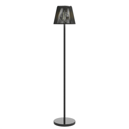 Outdoor Solar Floor Lamp, Adjustable Height Rechargeable Floor Lamp IP44 Waterpr