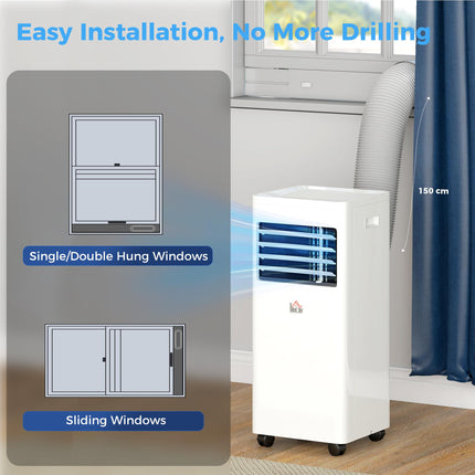 Portable Air Conditioner 9000 BTU, Air Conditioning Unit with Digital Display for Room up to 28㎡