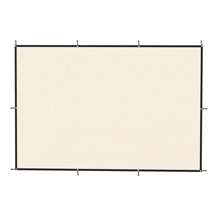 Outsunny Sun Shade Sail UV Protection Canopy with Stainless Steel Eyelets for Patio Garden 2 x 3 m Beige