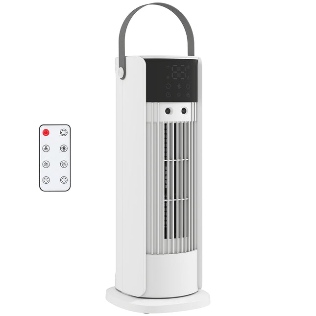 Tower Fan for Bedroom, 16 Inch Mist Desktop Fan with DC Motor, 3 Speeds, 90° Oscillation, 10H Timer, for Home Office