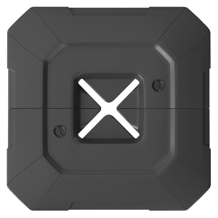 2PCS Umbrella Weights for Cantilever Parasols, Parasol Base Weights, 80 kg for Water or 105 kg Water and Sand Mix, Black