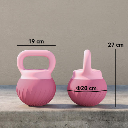 Soft Kettlebell, 8kg Kettle Bell with Anti-Slip Grip for Home Gym Weight Lifting and Strength Training