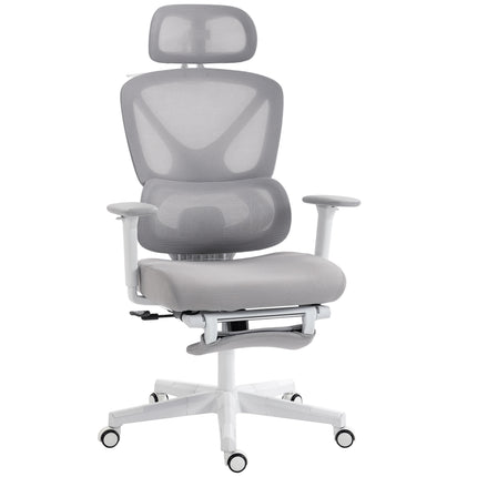 Ergonomic and Adjustable Office Chair - Grey