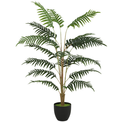 Artificial Fern Topiary Tree, Realistic Artificial Plant in Cement Pot, Fake Plant, 120cm