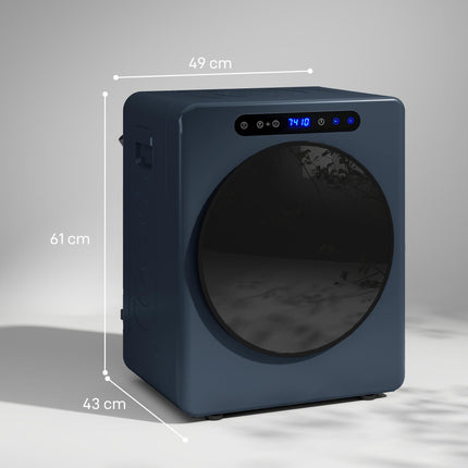5kg Compact 40-60℃ Tumble Dryer Blue