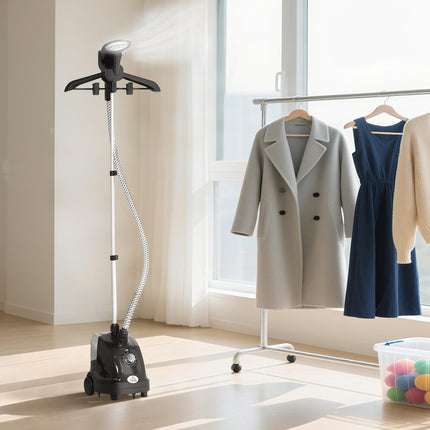 Clothes Steamer with Adjustable Pole Clothes Steamer 11 Steam Levels 41-110 cm B