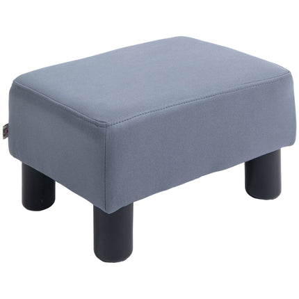 Small Footstool Foot Rest Chair 40x30x24cm for Home Office - Grey
