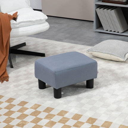 Small Footstool Foot Rest Chair 40x30x24cm for Home Office - Grey