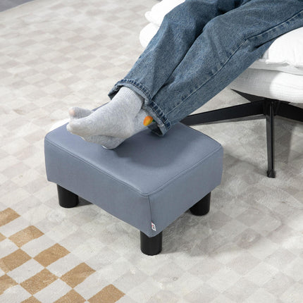 Small Footstool Foot Rest Chair 40x30x24cm for Home Office - Grey