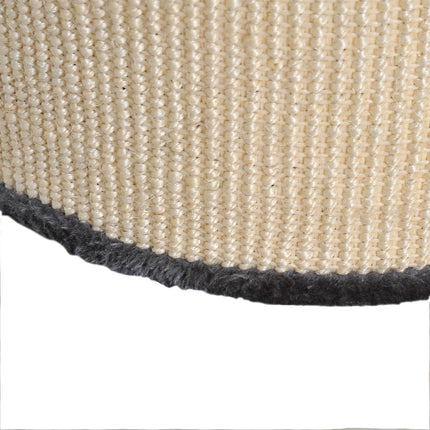Plush Cat Tree with Scratching Barrel Ф38x70H cm - Beige/Grey