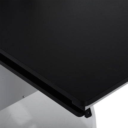 Computer Desk with Sliding Keyboard Tray, Storage Drawers & Host Box Shelf - Black
