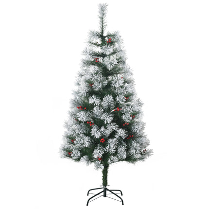 150cm Christmas Tree with 184 Tips and 33 Berries - Green