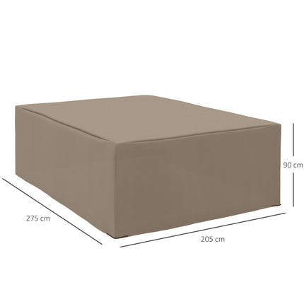 Waterproof Oxford Garden Furniture Cover 275x205x90 cm - Beige