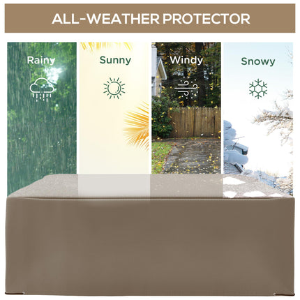 Waterproof Oxford Garden Furniture Cover 275x205x90 cm - Beige