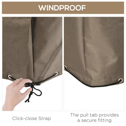 Waterproof Oxford Garden Furniture Cover 275x205x90 cm - Beige