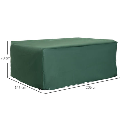 Waterproof Garden Furniture Cover 600D Oxford Fabric 205x145x70 cm - Green