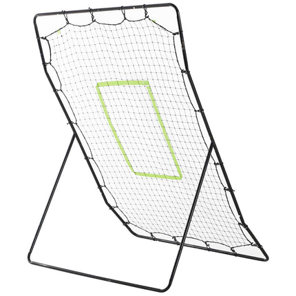 Football Rebounder Net Training Aid for Soccer Baseball Softball Practice - Black