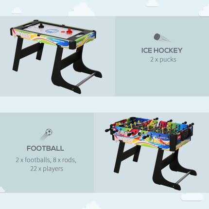MDF 4-in-1 Indoor Multi Game Sports Table - Multicoloured
