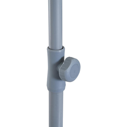 2.2 Metre Tilt Beach Umbrella with UV Protection - Cream White