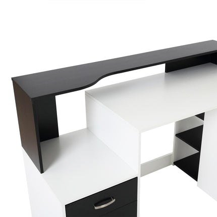 Computer Desk with Drawers and Storage Shelves, Office Desk Writing Table with Drawers And Storage Shelves Office Desk Writing Table With P