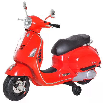 Kids 6V Ride On Motorcycle with LED Lights - Red