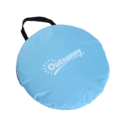 Pop Up Beach Tent for 2-3 People with UV Protection - Blue