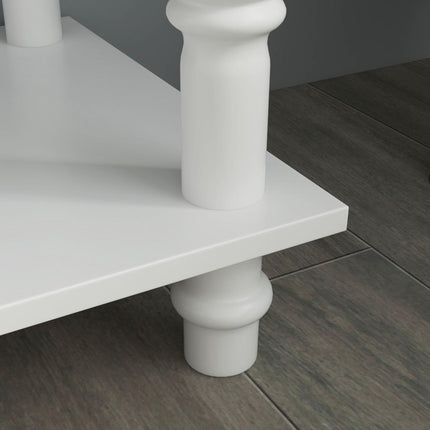 Console Table Modern Sofa Side Desk with Storage Shelves Drawers for Living Room
