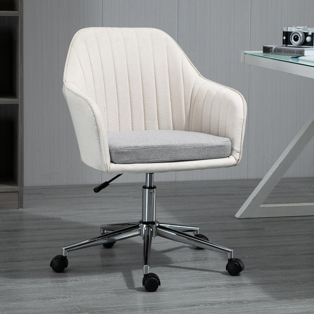 Home Office Chair Comfortable Computer Desk Chair Swivel Task Chair with Golden