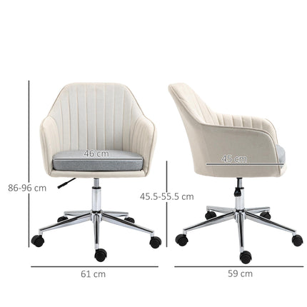 Home Office Chair Comfortable Computer Desk Chair Swivel Task Chair with Golden