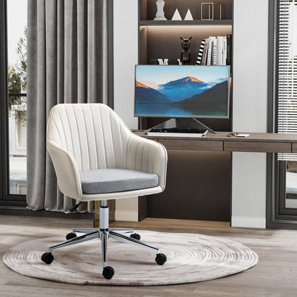 Home Office Chair Comfortable Computer Desk Chair Swivel Task Chair with Golden