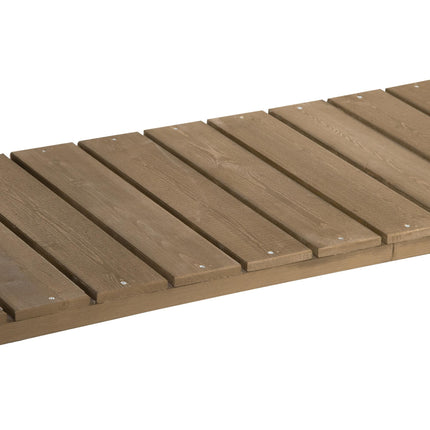 8 Box Wooden Raised Planter Bed with Water-Resistant Finish - Brown