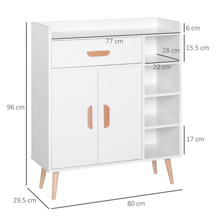 Sideboard, Side Cabinet, Floor Cupboard with Storage Drawer for Hallway, Kitchen