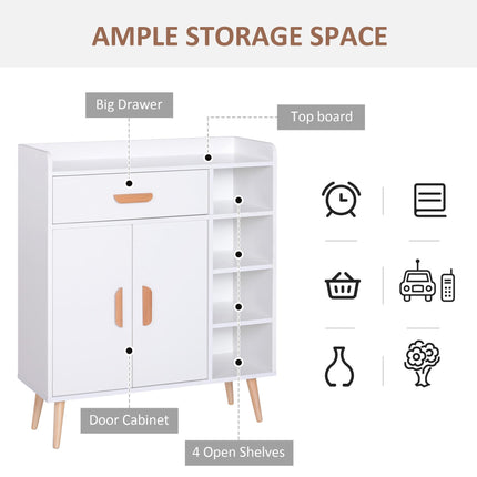 Sideboard, Side Cabinet, Floor Cupboard with Storage Drawer for Hallway, Kitchen