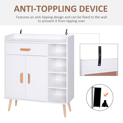 Sideboard, Side Cabinet, Floor Cupboard with Storage Drawer for Hallway, Kitchen
