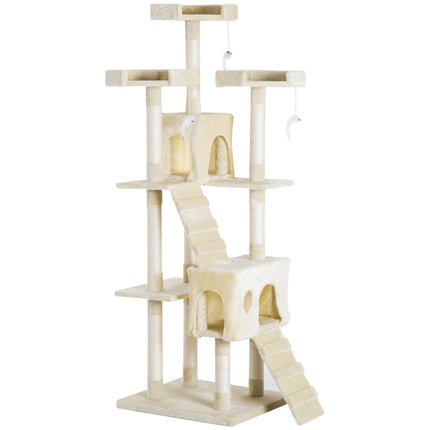 Cat Tree for Indoor Cats Play Tower Activity Center Kitten Scratch Post Climbing