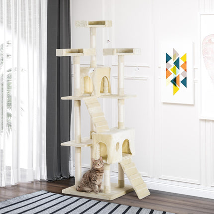 Cat Tree for Indoor Cats Play Tower Activity Center Kitten Scratch Post Climbing