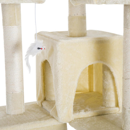 Cat Tree for Indoor Cats Play Tower Activity Center Kitten Scratch Post Climbing