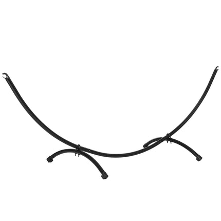 Durable Metal Hammock Stand for 3 Meter Hammocks with Non-Slip Feet - Black