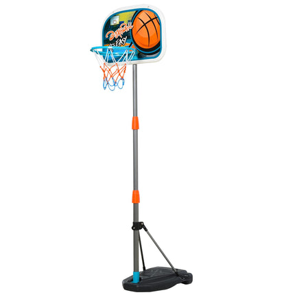 Kids Basketball Hoop and Stand Portable Basketball Stand Set w/ Ball Pump Nettin