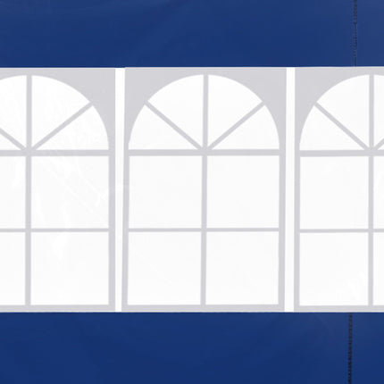 3m Gazebo Exchangeable Side Panels with Window 300x200cm - Blue