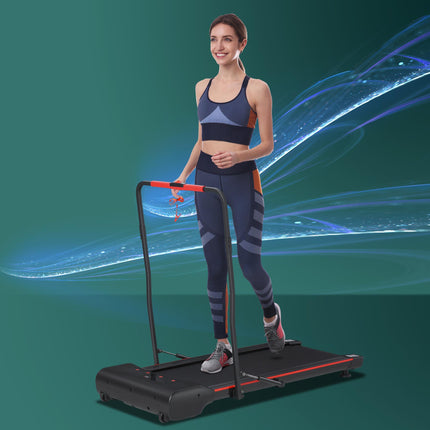 Foldable Walking Machine Treadmill 1-6km/h with LED Display & Remote Control Exe
